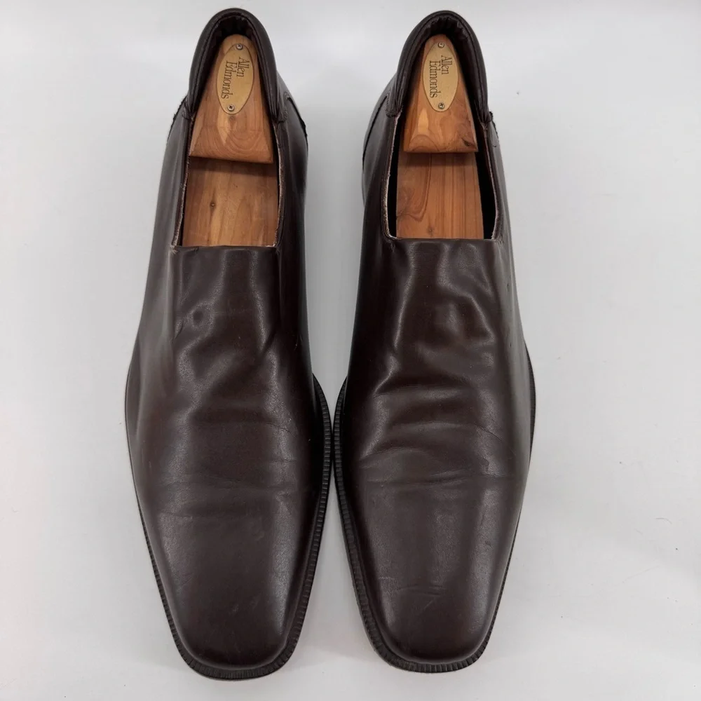 Mercanti Fiorentini Dress Shoes Cap Toe Oxford Men's Brown Size 12 Italy